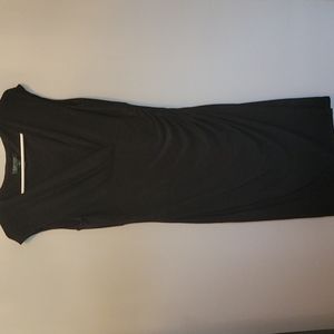 Lauren Ralph Lauren Black Faux Wrap Dress | Size 10